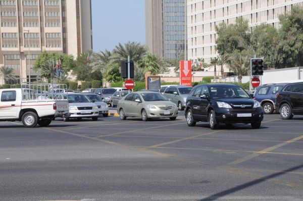 الازدحام المروري اليوم في المنامة  (تصوير: محمد المخرق)