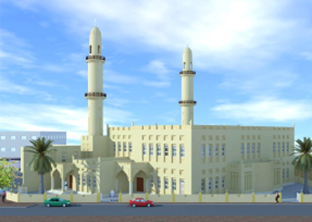 التوقيع على اتفاقيه اعادة بناء جامع حسن كاظم في مدينة عيسى