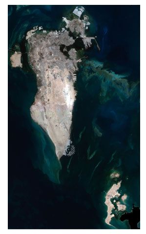 مساحة البحرين بالكيلو