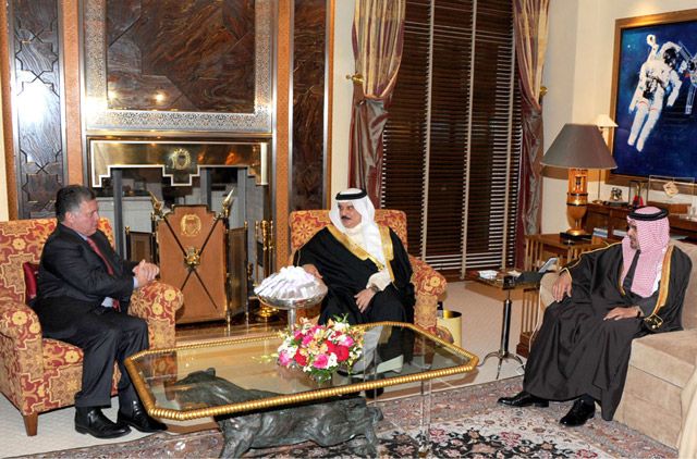 جلسة مباحثات ثنائية بين جلالة الملك وملك الأردن