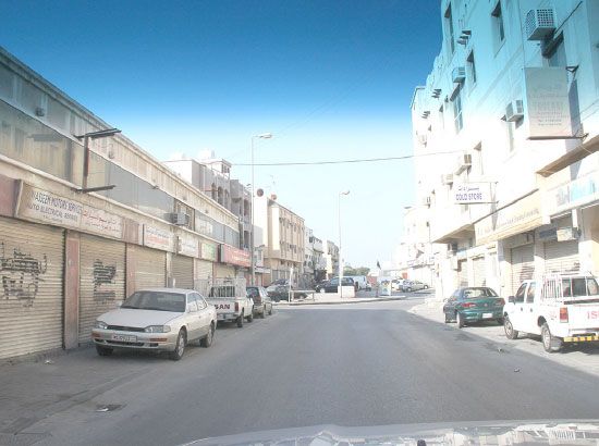 إغلاق للمحلات التجارية بشكل واسع في عدد كبير من المناطق - تصوير محمد المخرق