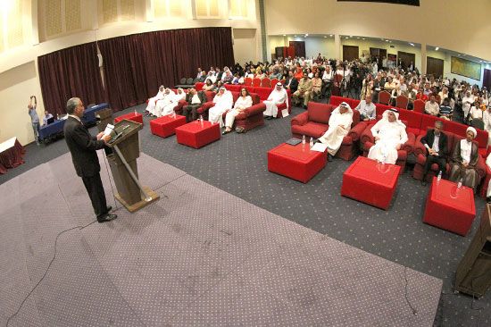  رضي الموسوي يلقي كلمة «وعد» في افتتاح المؤتمر العام