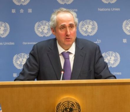 المتحدث باسم الأمين العام<br />ستيفان دوجريك - UN Photo/Mark Garten