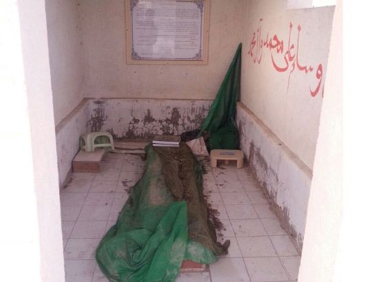 قبر الشيخ السيد حسين الغريفي في أبوصيبع