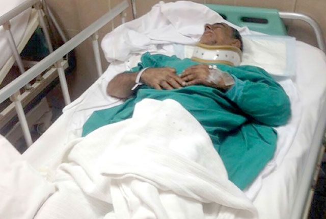 أحد المصابين يرقد في المستشفى بالكويت