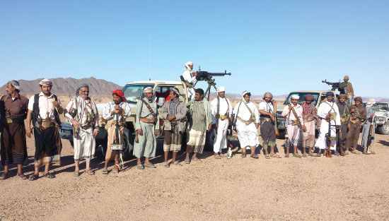 ميليشيات قبلية تحتشد على أطراف شبوة لمواجهة تقدم الحوثيين - afp