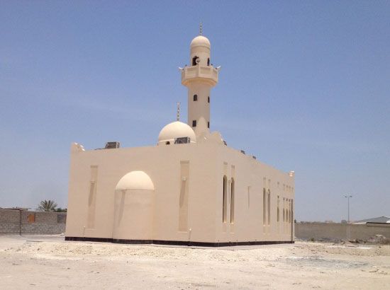 المسجد الجديد الذي بنته الأوقاف الجعفرية