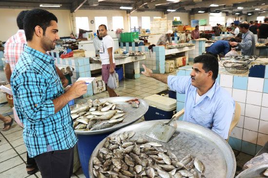  البائع المطوع: أسعار الأسماك تعتمد على وفرتها في السوق وليس رفع الدعم