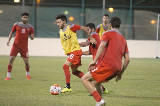 من تدريب المنتخب أمس بالملاعب الخارجية