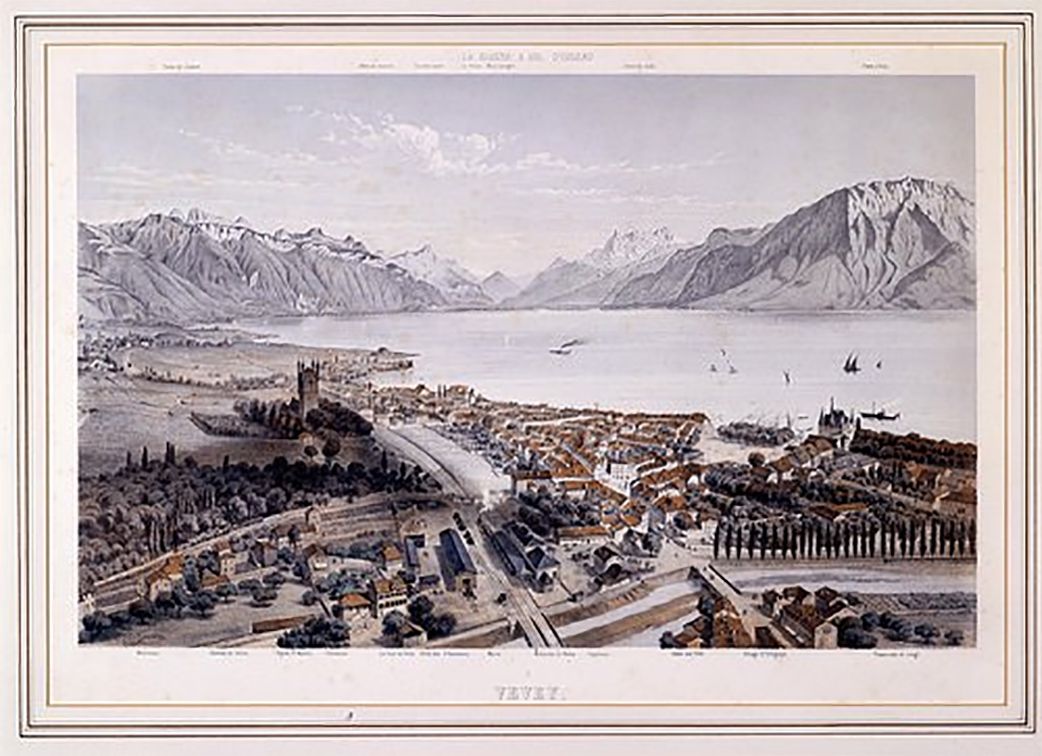صورة تظهر مدينة فيفي في عام 1870