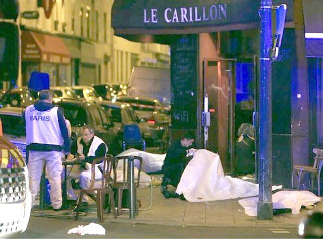 129 قتيلاً جراء 7 اعتدآت إرهابية في باريس