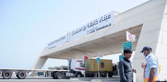 نظام جديد للتخليص الجمركي في ميناء خليفة