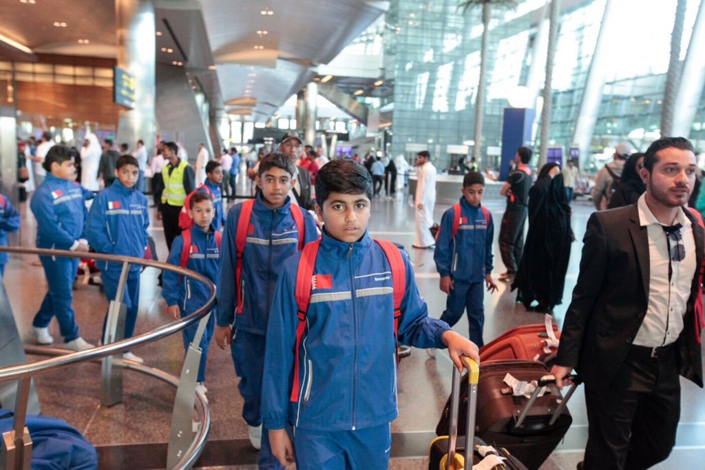 جانب من وصول بعثة الرازي لدولة قطر