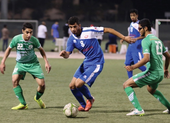 ﻿من منافسات دوري الشباب الكروي - تصوير جعفر حسن