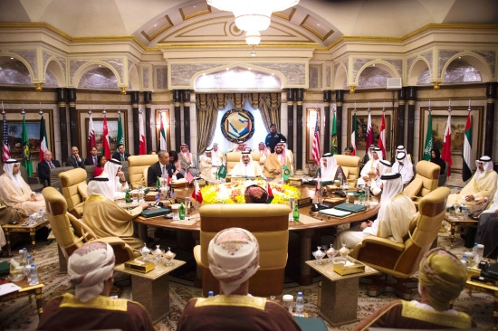 ﻿الرئيس الأميركي  يحضر اجتماع القمة مع القادة الخليجيين