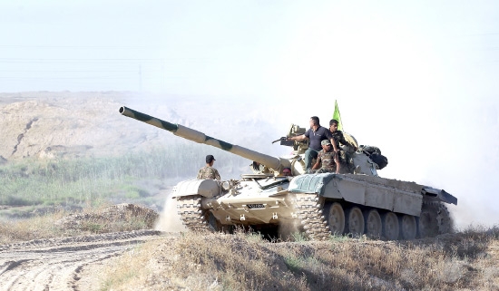 ﻿القوات العراقية تتقدم نحو مدينة الفلوجة لاستعادة السيطرة - afp
