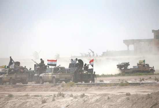 ﻿قوات عراقية بالقرب من الفلوجة - reuters