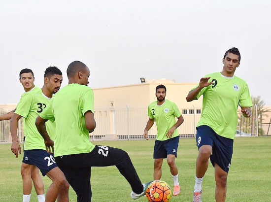 ﻿من التدريبات الرفاعية اليومية استعداداً للموسم الجديد