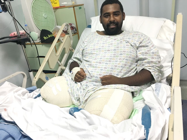 ﻿محمد عبدالعزيز تسبب الحادث في بتر ساقيه