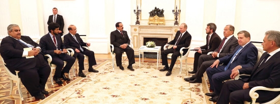 ﻿جلسة المباحثات الرسمية بين جلالة الملك والرئيس الروسي