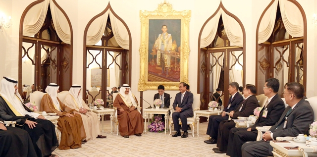 ﻿سمو رئيس الوزراء يعقد جلسة مباحثات مع نظيره التايلندي