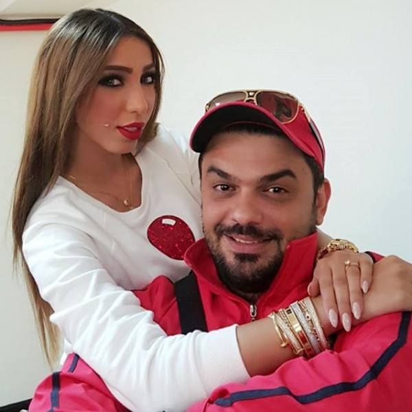محمد الترك مع زوجته الفنانة دنيا بطمة