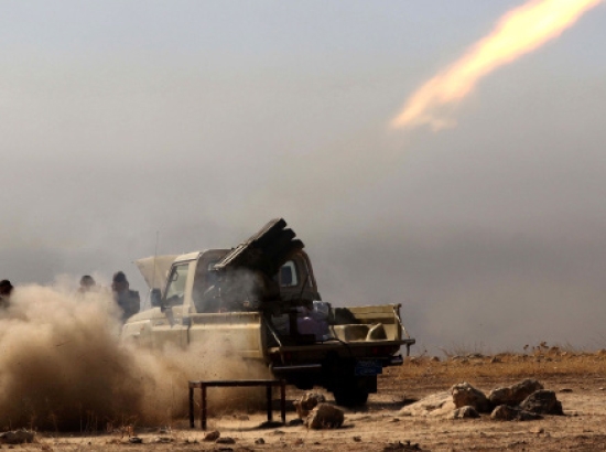 ﻿قوات البشمركة الكردية العراقية خلال مشاركتها في تحرير الموصل - afp