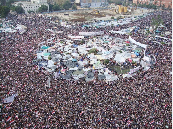 ﻿ميدان التحرير الذي انطلقت منه ثورة 25 يناير