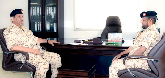 ﻿القائد العام اطلع خلال الزيارة على جهوزية الوحدة واستعداداتها العسكرية