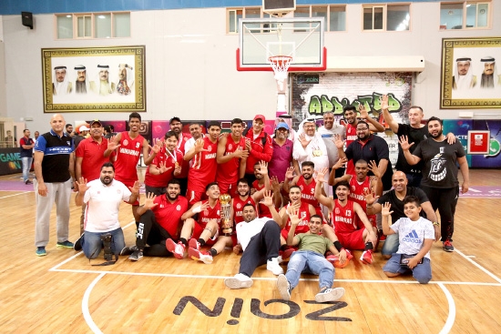 ﻿فريق المحرق بطل كأس الشباب لكرة السلة للموسم الرياضي 2016/2017 - تصوير عقيل الفردان