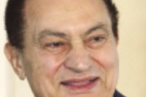 الرئيس المصري  محمد حسني مبارك
