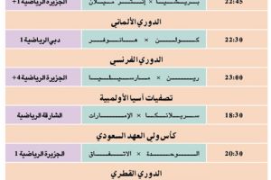 أين تذهب.... وتشاهدون اليوم!