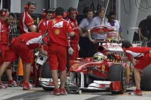 تراجع اهداف فيراري بعد يوم سيء في التجارب التأهيلية 