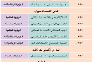 أين تذهب... وتشاهدون اليوم
