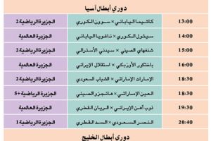 أين تذهب... وتشاهدون اليوم