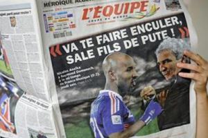 مونديال 2010: انيلكا يقاضي 'ليكيب' بسبب تحريفها الفاظه النابية بحق دومينيك