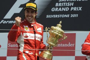 ألونسو يحرز سباق الجائزة الكبرى البريطاني للفورمولا 1