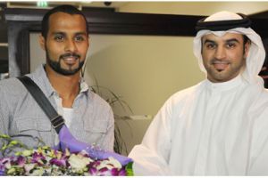 استقبال حافل للقحطاني في الإمارات