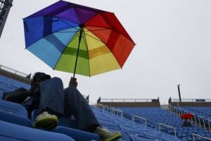 ثورة للاعبين ضد اللعب تحت الامطار في بطولة امريكا للتنس 