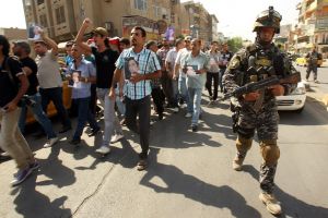 تظاهرة غاضبة غداة اغتيال صحافي عراقي في بغداد