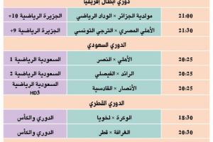 تشاهدون اليوم... وأين تذهب
