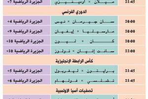 تشاهدون اليوم... وأين تذهب