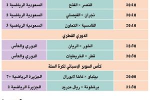 تشاهدون اليوم... وأين تذهب