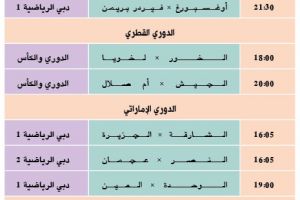 تشاهدون اليوم... وأين تذهب