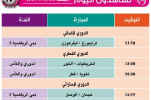 تشاهدون اليوم... وأين تذهب