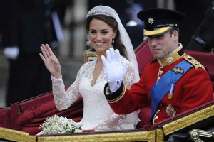 60  ألف رسالة من الشعب البريطاني تتمنى حياة زوجية موفقة لكيت ووليام