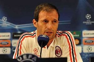 أليجري يشيد بأداء لاعبيه في المباراة أمام كاتانيا