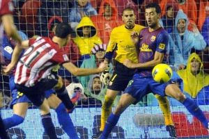 ميسي ينقذ برشلونة من الخسارة امام بلباو