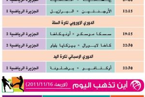 تشاهدون اليوم... وأين تذهب