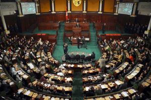 افتتاح اولى جلسات المجلس التأسيسي في تونس 